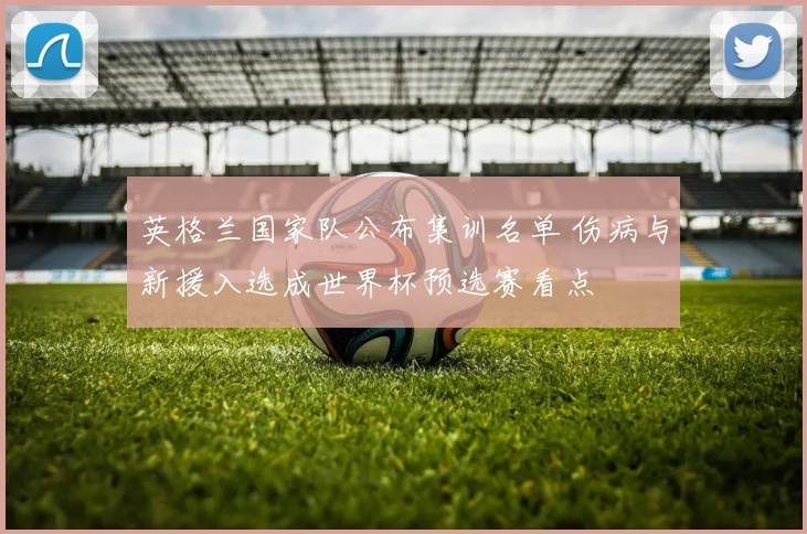 英格兰国家队公布集训名单 伤病与新援入选成世界杯预选赛看点
